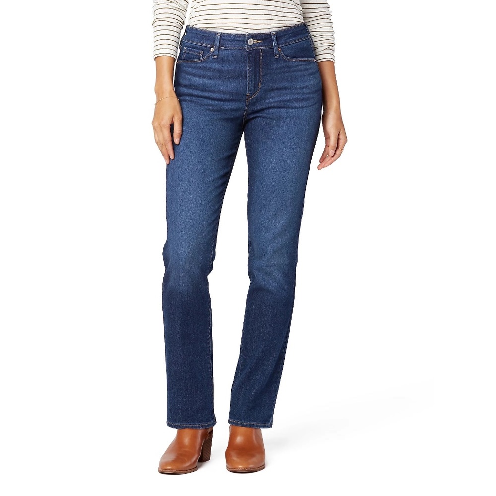 Signature/Levi Strauss & Co.Women's Mid Rise Straight Jeans Size 26L/W38/L34 NWT